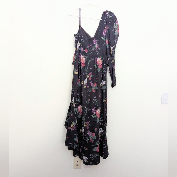 AMUR Pasqualena Midi Dress in black floral print, Size 0-4 - Picture 11 of 11